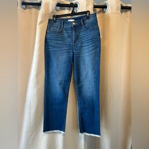 Nine West Dark Blue Straight Leg Jeans